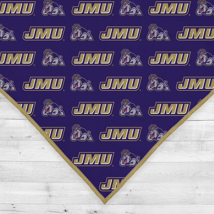 James Madison Dukes | NCAA Officially Licensed | Dog Bandana | Fits Pets of all Sizes