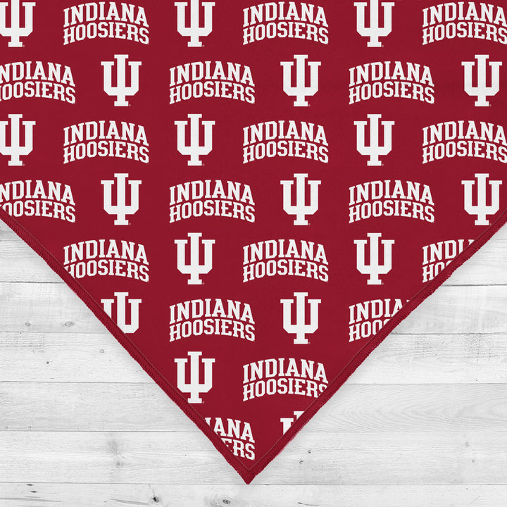 Indiana Hoosiers | NCAA Officially Licensed | Dog Bandana | Fits Pets of all Sizes