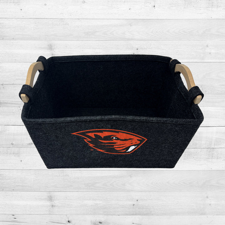 Oregon State Beavers | NCAA Officially Licensed | Toy Basket | Perfect for Home Decor & Dog Toys
