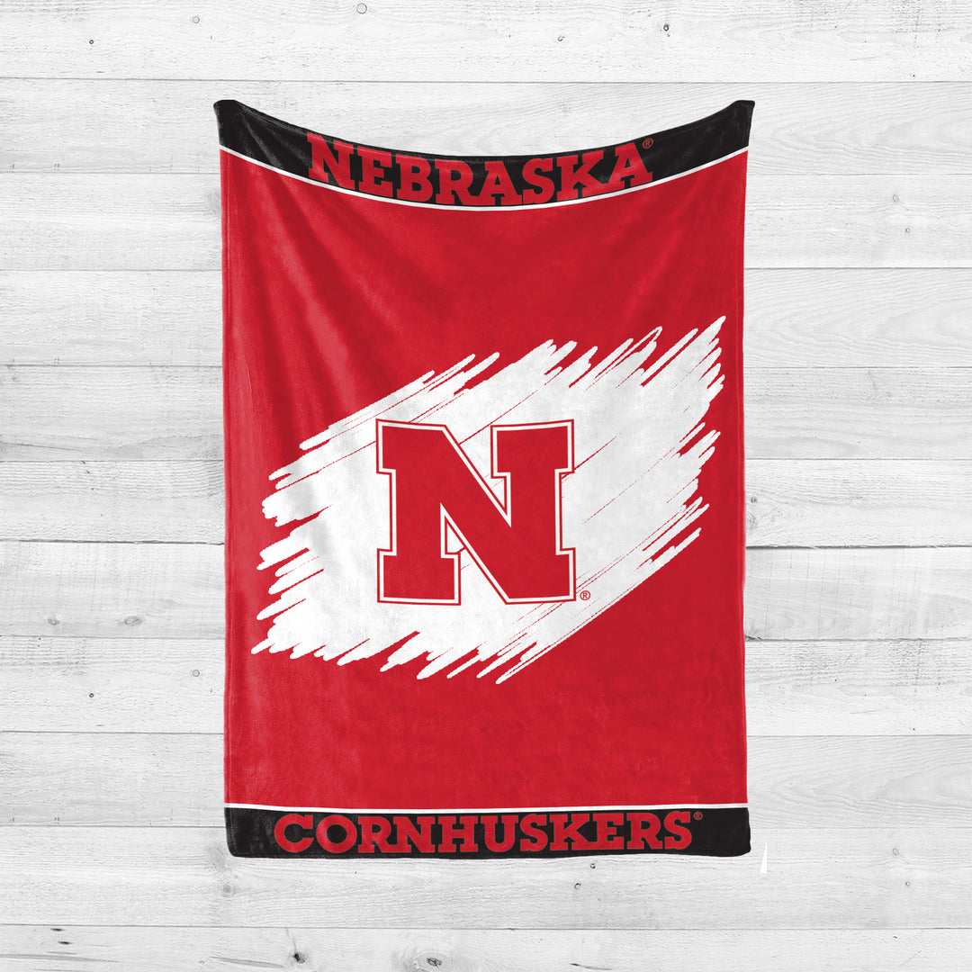 Nebraska Cornhuskers | NCAA Officially Licensed | 50" x 60" Plush Blanket