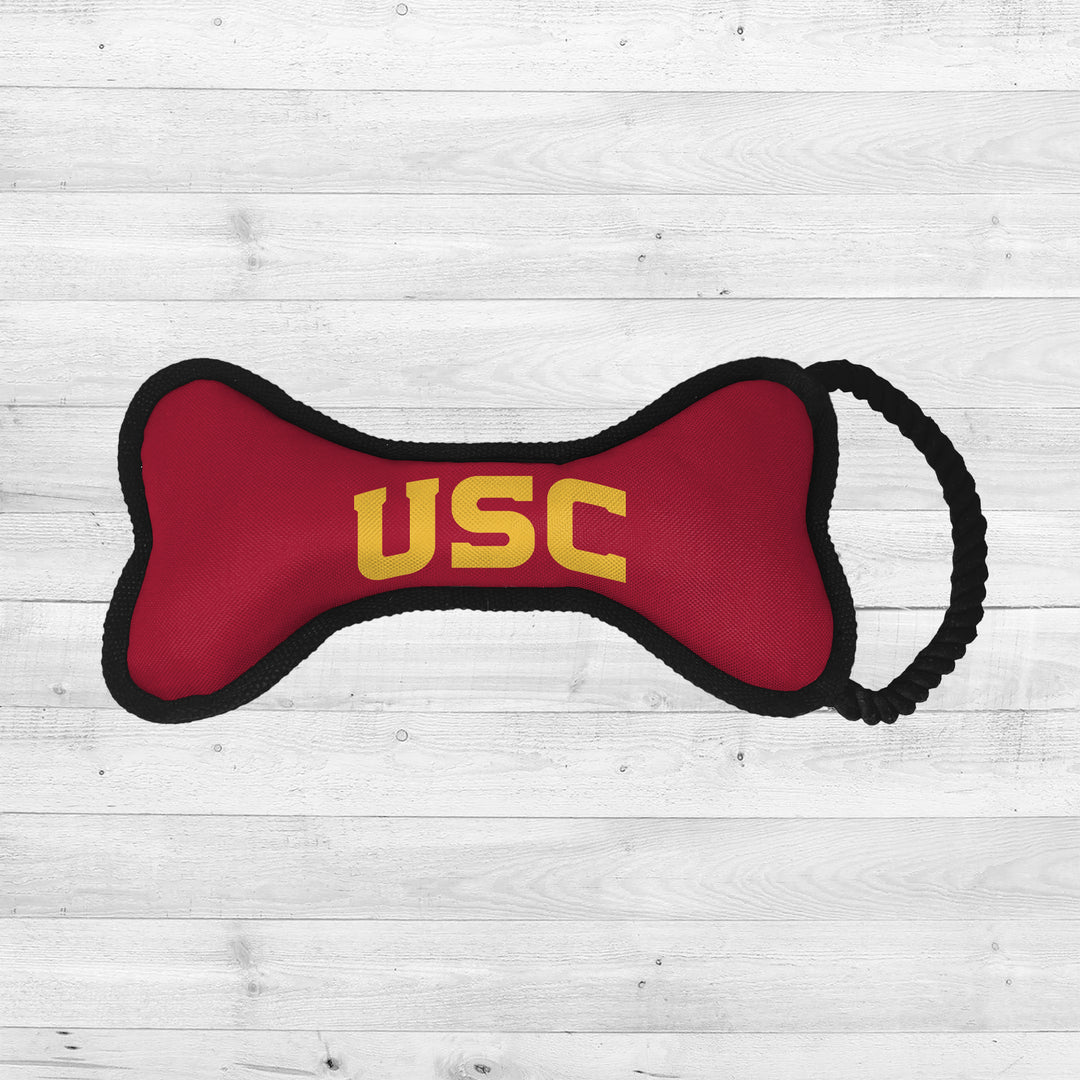 USC Trojans | NCAA Officially Licensed | Bone Dog Toy