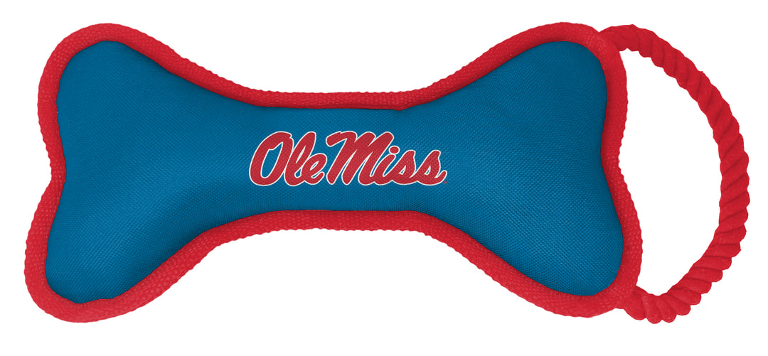 Ole Miss Rebels | NCAA Officially Licensed | Bone Dog Toy