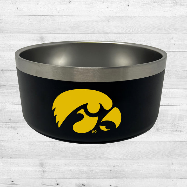 Iowa Hawkeyes | NCAA Officially Licensed | 32 Oz Food & Water Bowl