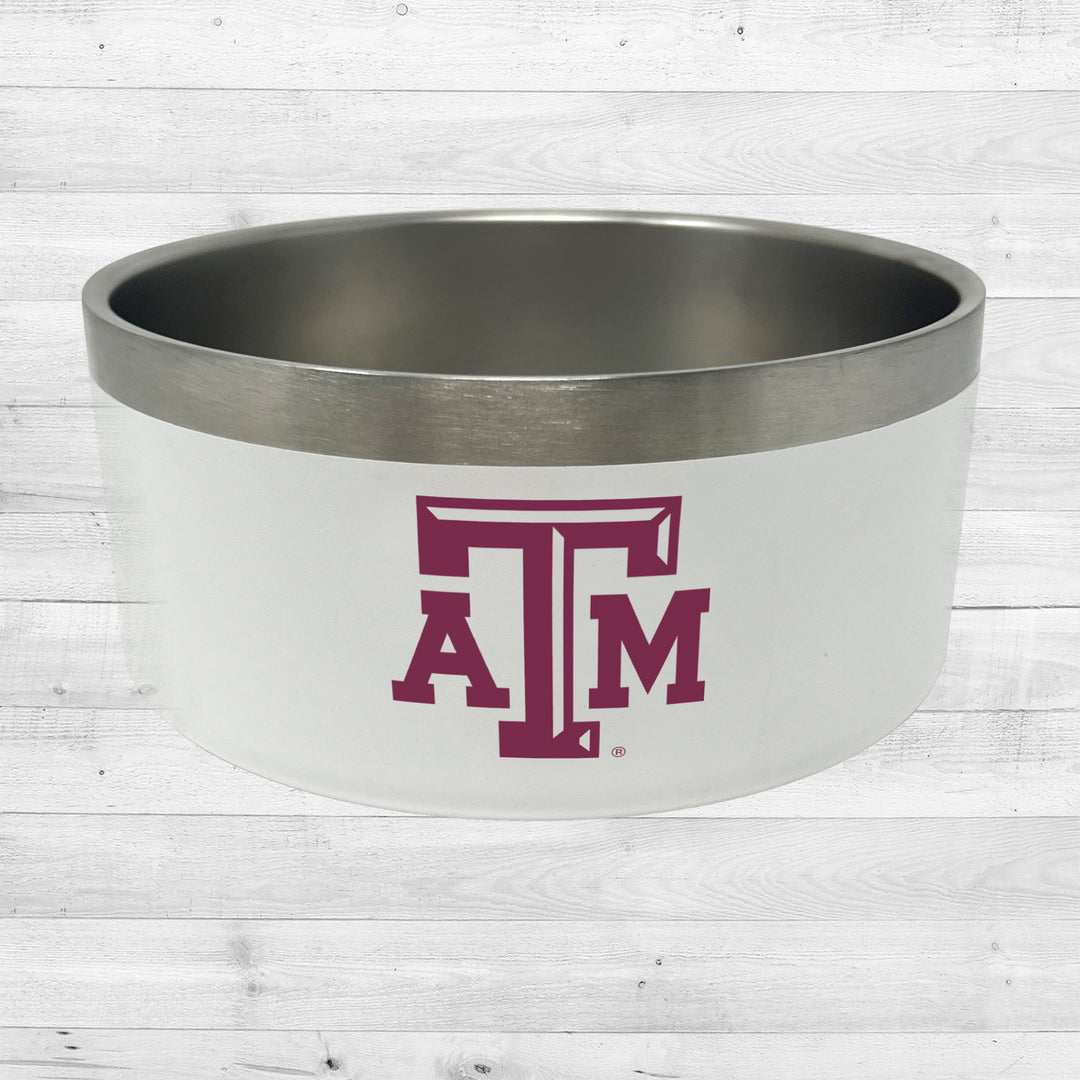 Texas A&M Aggies | NCAA Officially Licensed | 32 Oz Food & Water Bowl