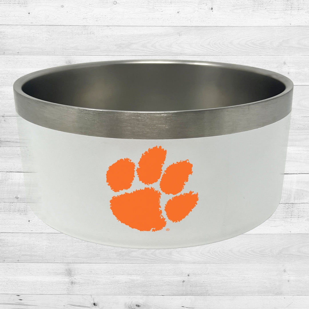 Clemson Tigers | NCAA Officially Licensed | 32 Oz Food & Water Bowl