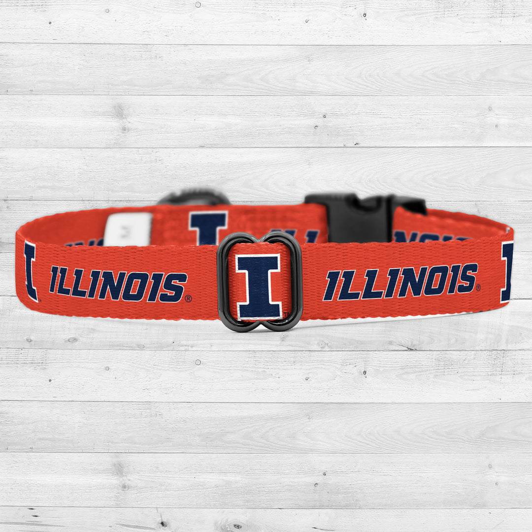 Illinois Fighting Illini | NCAA Officially Licensed | Pet Collar