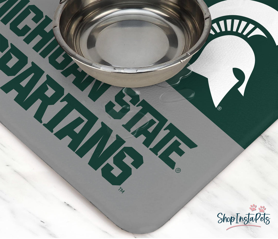 Michigan State Spartans | NCAA Officially Licensed | Food & Water Mat