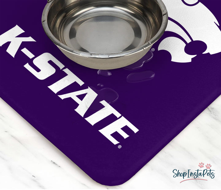 Kansas State Wildcats | NCAA Officially Licensed | Food & Water Mat
