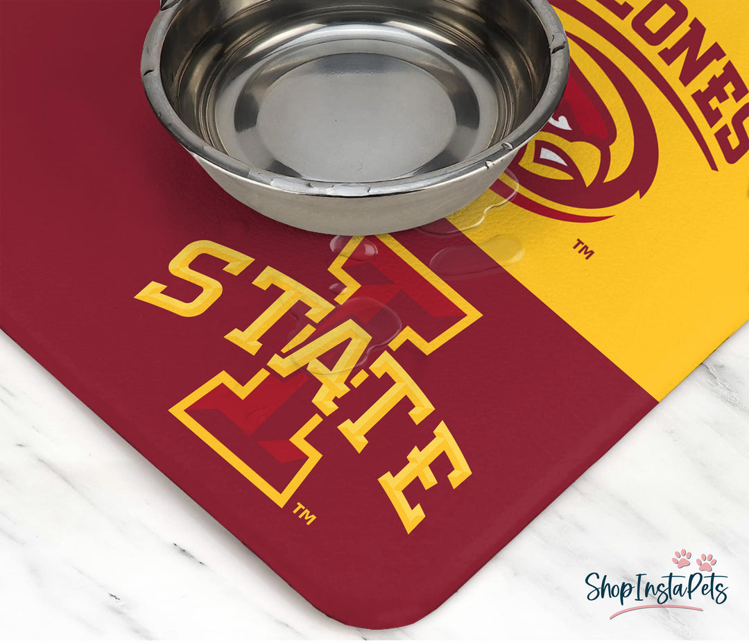 Iowa State Cyclones | NCAA Officially Licensed | Food & Water Mat