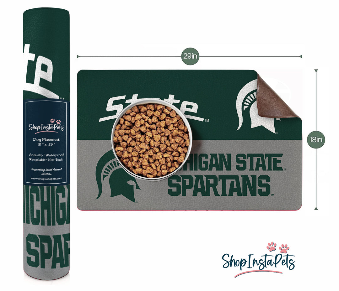 Michigan State Spartans | NCAA Officially Licensed | Food & Water Mat