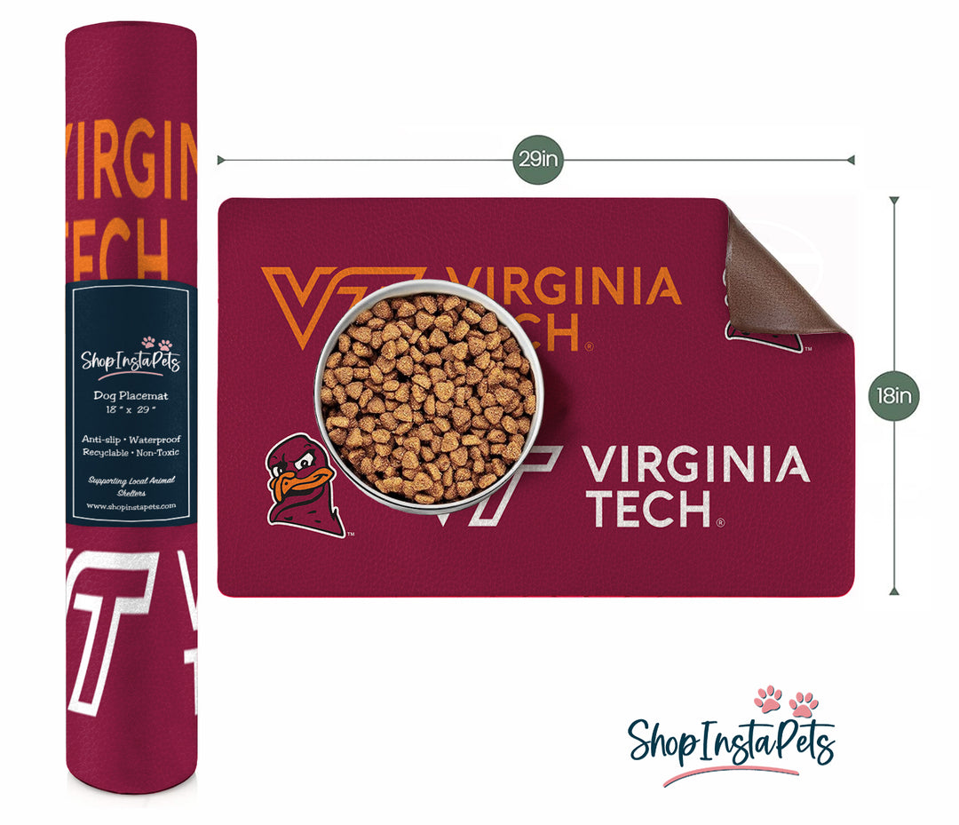 Virginia Tech Hokies | NCAA Officially Licensed | Food & Water Mat