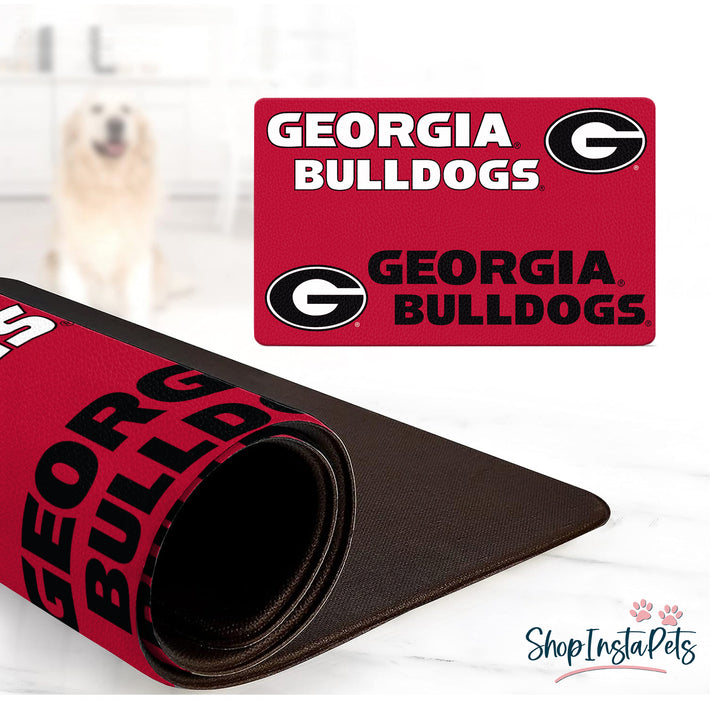 Georgia Bulldogs | NCAA Officially Licensed | Food & Water Mat
