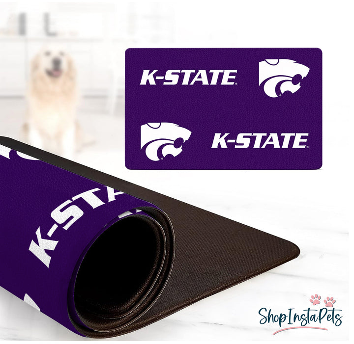 Kansas State Wildcats | NCAA Officially Licensed | Food & Water Mat