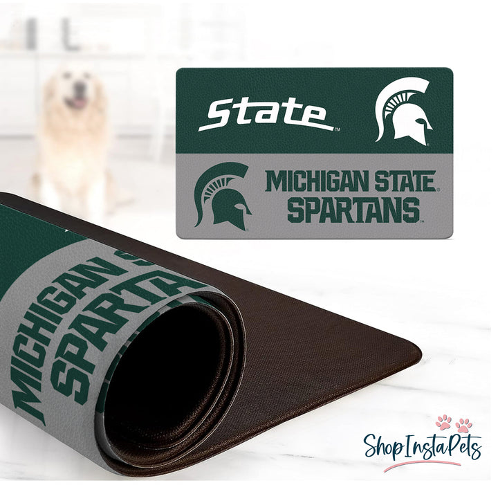 Michigan State Spartans | NCAA Officially Licensed | Food & Water Mat