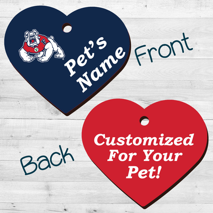 Fresno State Bulldogs | NCAA Officially Licensed | Pet Tag 2-Sided