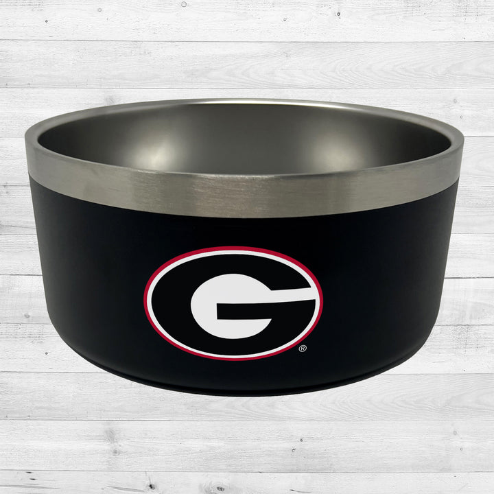 Georgia Bulldogs | NCAA Officially Licensed | 32 Oz Food & Water Bowl