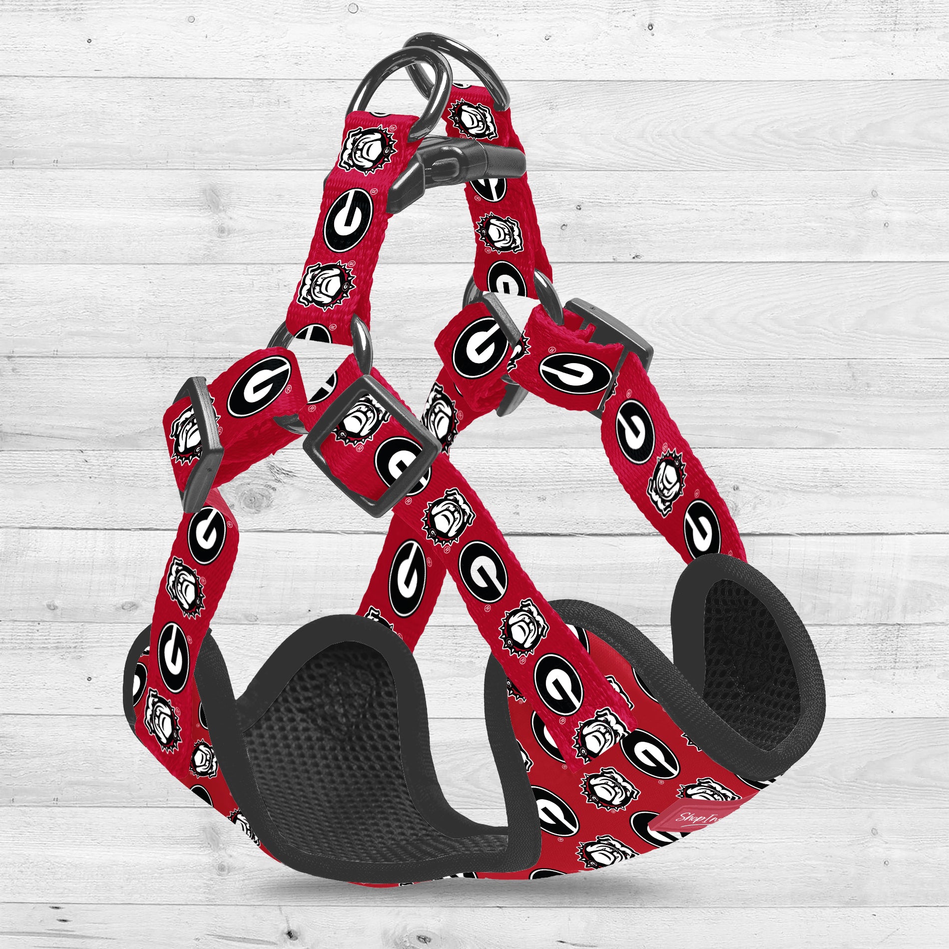 Georgia bulldog dog harness hotsell