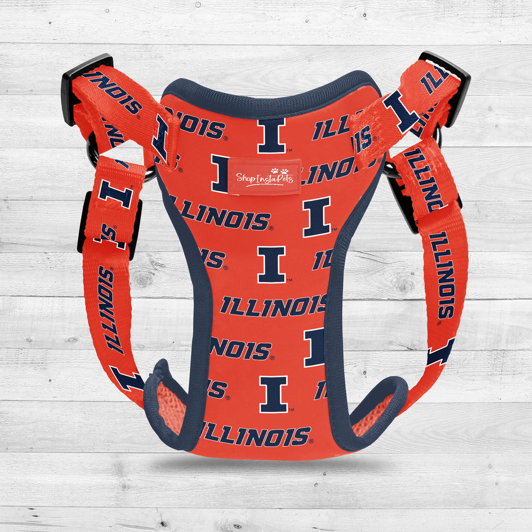 Illinois Fighting Illini | NCAA Officially Licensed | Dog Harness