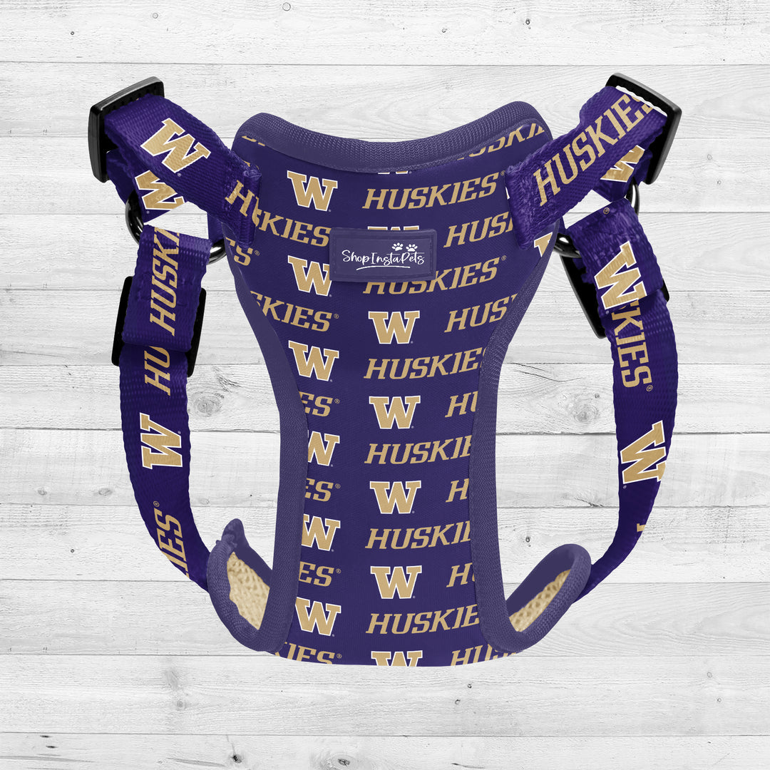 Washington Huskies | NCAA Officially Licensed | Dog Harness