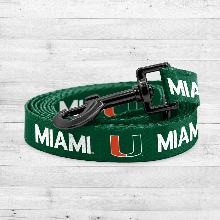 Miami Hurricanes | NCAA Officially Licensed | 6 Ft Dog Leash
