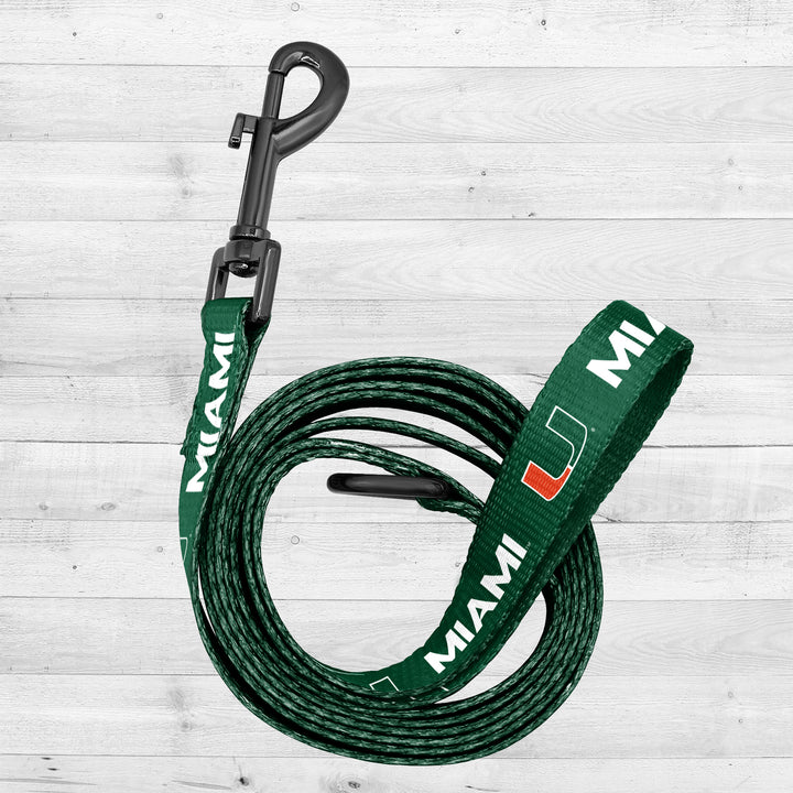 Miami Hurricanes | NCAA Officially Licensed | 6 Ft Dog Leash