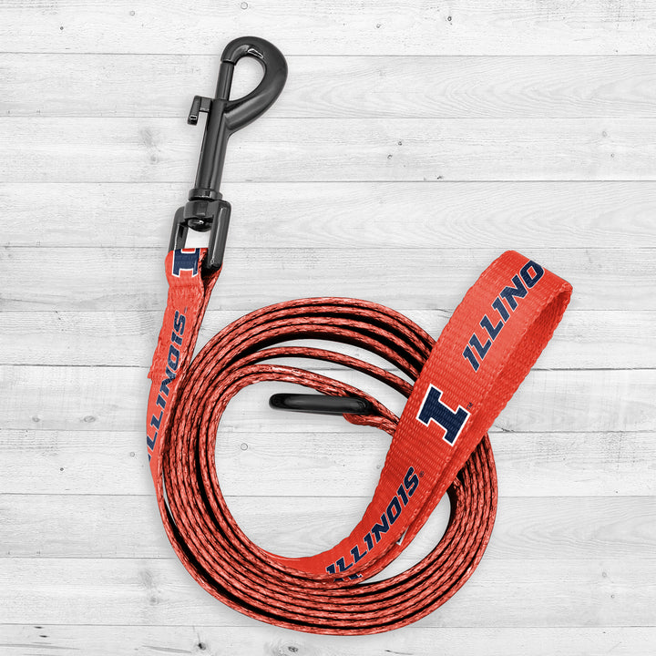 Illinois Fighting Illini | NCAA Officially Licensed | 6 Ft Dog Leash