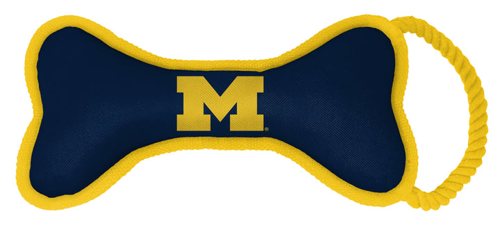 Michigan Wolverines | NCAA Officially Licensed | Bone Dog Toy