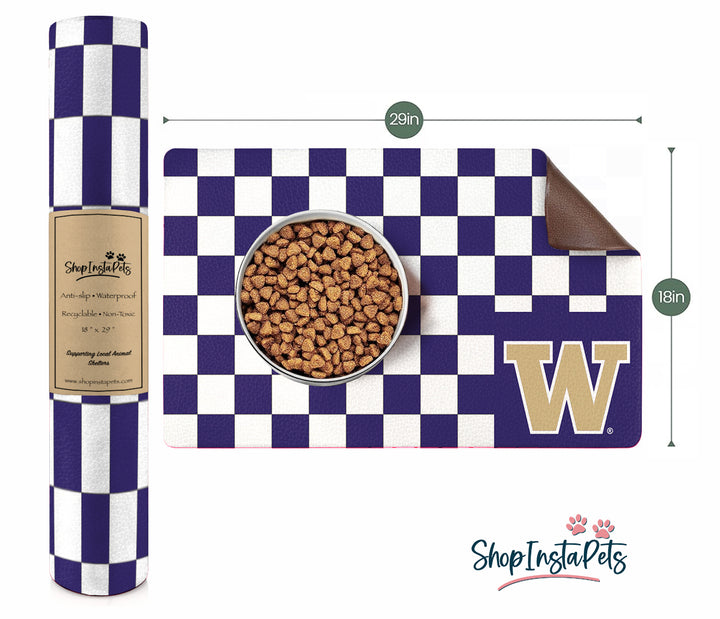 Washington Huskies | NCAA Officially Licensed | Food & Water Mat
