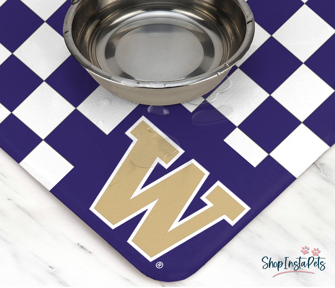 Washington Huskies | NCAA Officially Licensed | Food & Water Mat