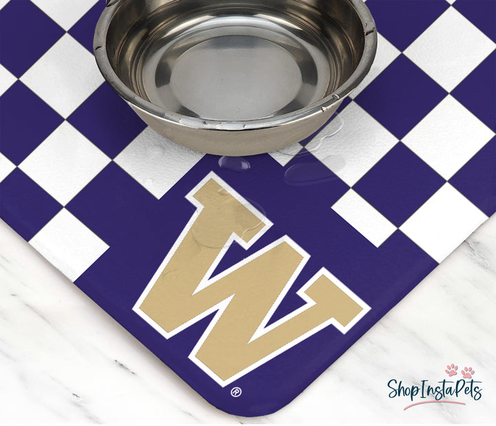 Washington Huskies | NCAA Officially Licensed | Food & Water Mat