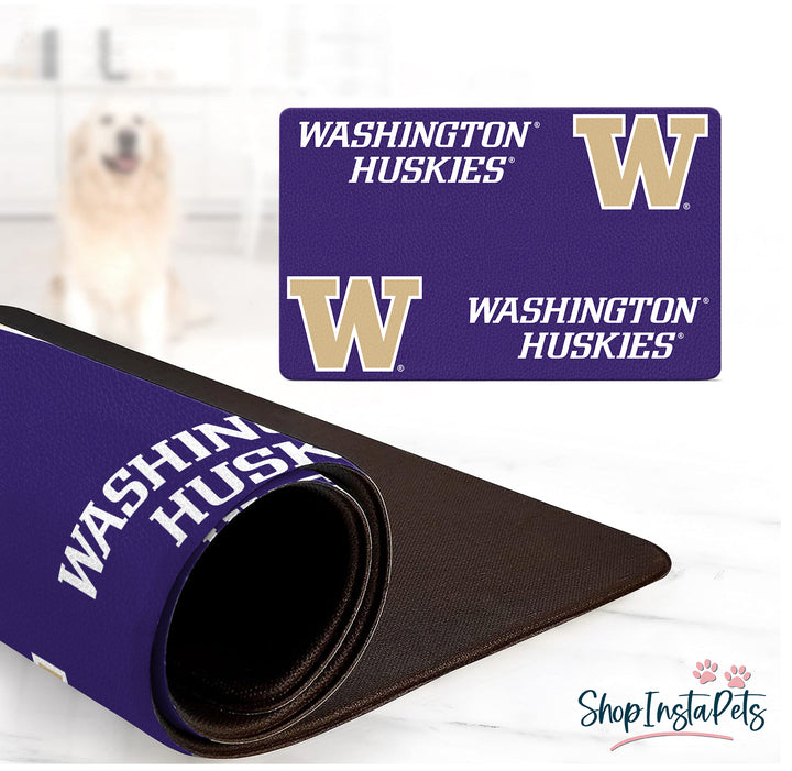 Washington Huskies | NCAA Officially Licensed | Food & Water Mat