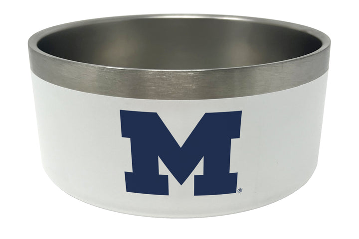 Michigan Wolverines | NCAA Officially Licensed | 32 Oz Food & Water Bowl