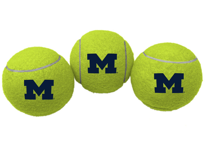 Michigan Wolverines | NCAA Officially Licensed | Tennis Ball 3 Pack