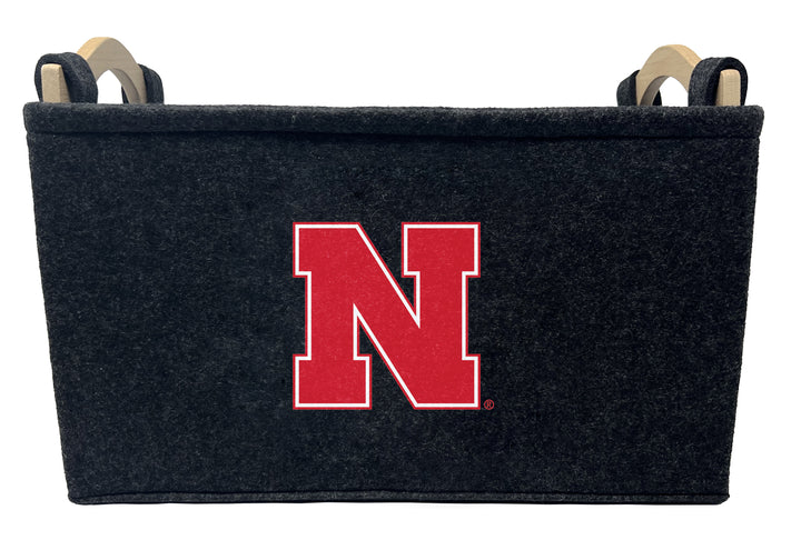 Nebraska Cornhuskers | NCAA Officially Licensed | Toy Basket | Perfect for Home Decor & Dog Toys