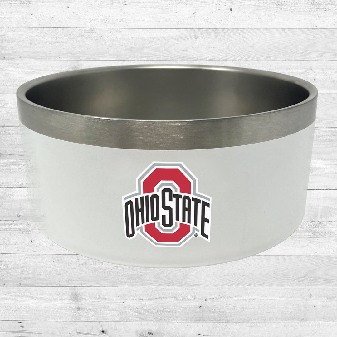 Ohio State Buckeyes | NCAA Officially Licensed | 32 Oz Food & Water Bowl