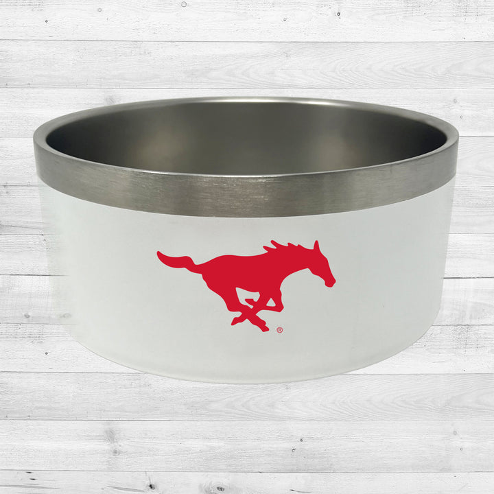 SMU Mustangs | NCAA Officially Licensed | 32 Oz Food & Water Bowl