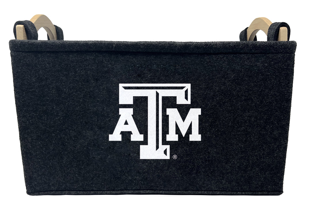 Texas A&M Aggies | NCAA Officially Licensed | Toy Basket | Perfect for Home Decor & Dog Toys