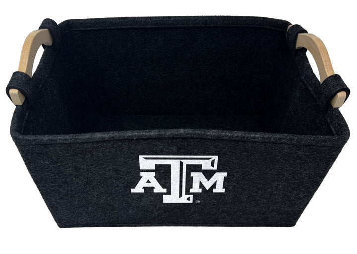 Texas A&M Aggies | NCAA Officially Licensed | Toy Basket | Perfect for Home Decor & Dog Toys