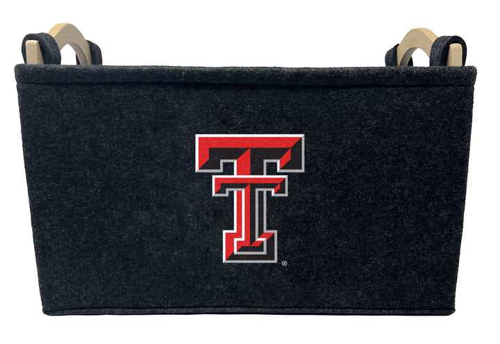 Texas Tech Red Raiders | NCAA Officially Licensed | Toy Basket | Perfect for Home Decor & Dog Toys