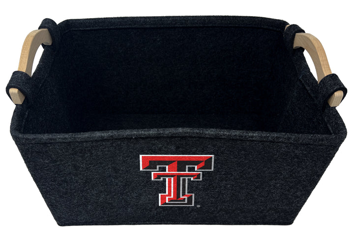 Texas Tech Red Raiders | NCAA Officially Licensed | Toy Basket | Perfect for Home Decor & Dog Toys
