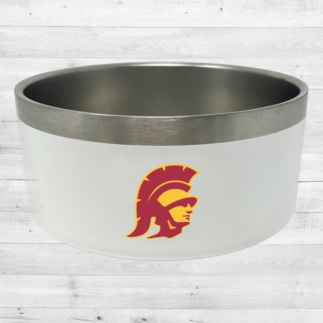 USC Trojans | NCAA Officially Licensed | 32 Oz Food & Water Bowl