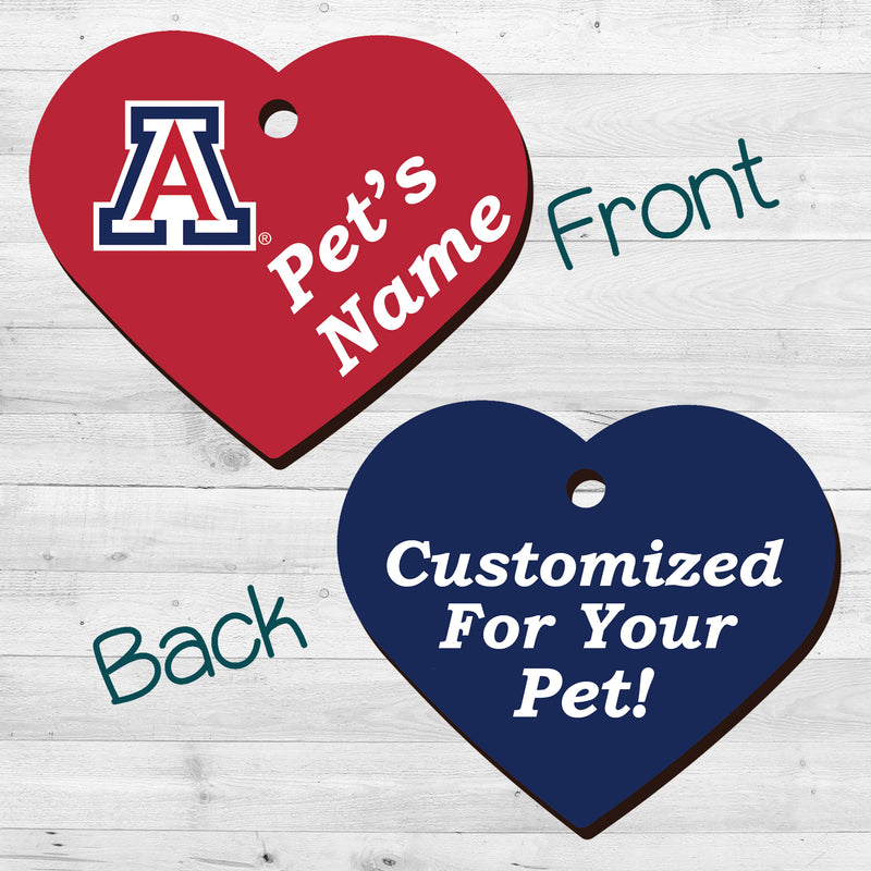 Arizona Wildcats | NCAA Officially Licensed | Pet Tag 2-Sided