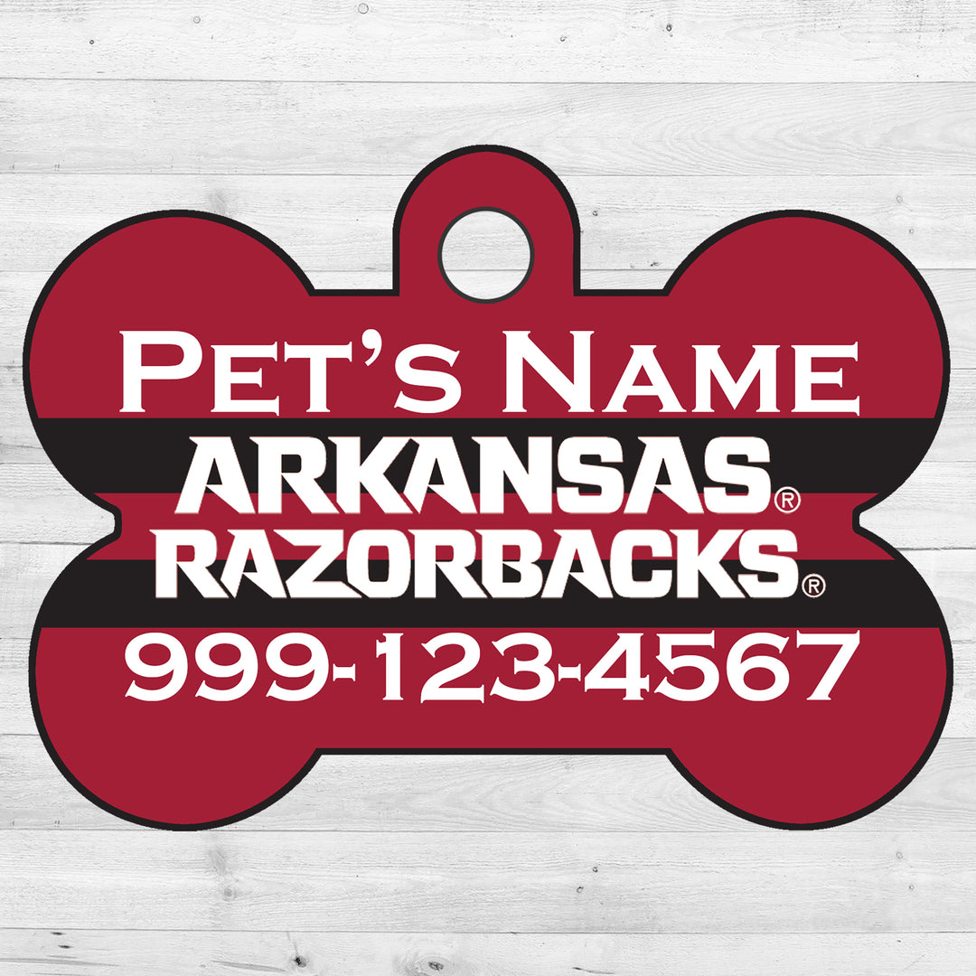 Arkansas Razorbacks | NCAA Officially Licensed | Dog Tag 1-Sided