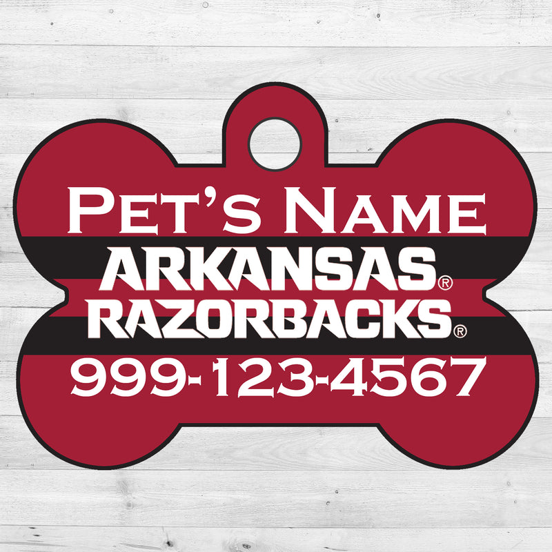 Arkansas Razorbacks | NCAA Officially Licensed | Dog Tag 1-Sided