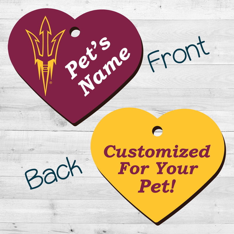 Arizona State Sun Devils | NCAA Officially Licensed | Pet Tag 2-Sided