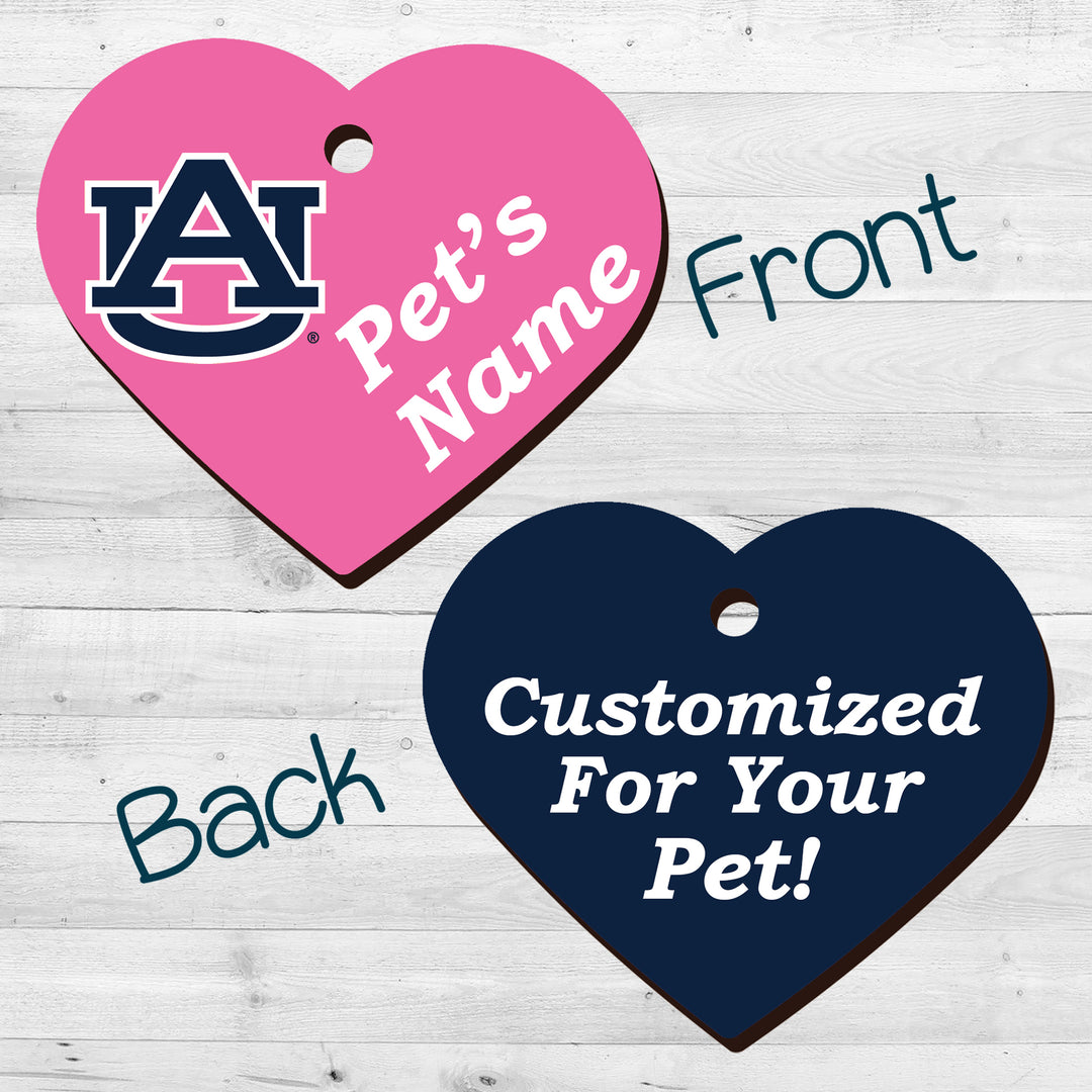 Auburn Tigers | NCAA Officially Licensed | Pet Tag 2-Sided