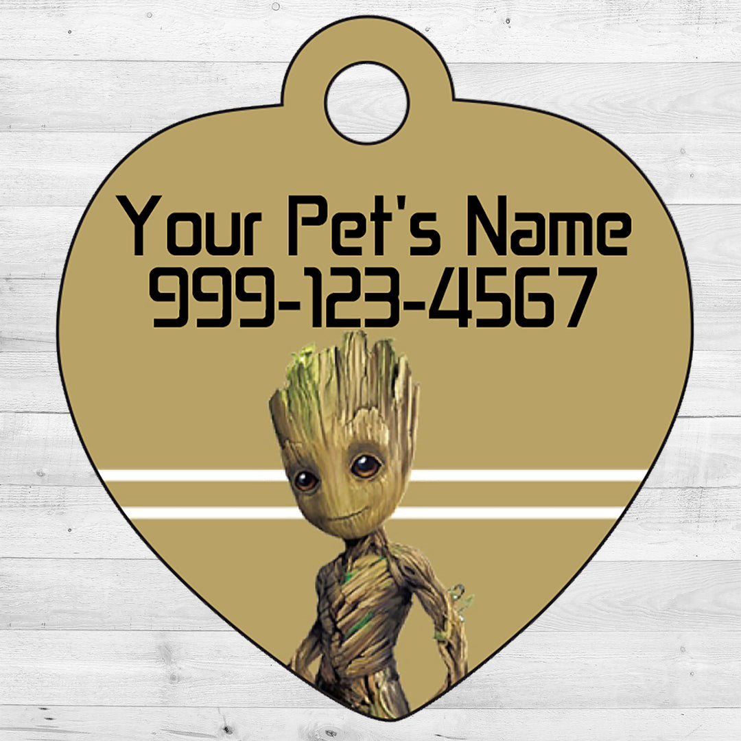 Guardians of the Galaxy | Baby Groot | Pet Tag 1-Sided