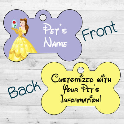 Beauty & the Beast | Belle | Dog Tag 2-Sided
