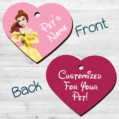 Beauty & the Beast | Belle | Pet Tag 2-Sided