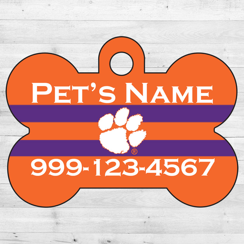 Clemson Tigers | NCAA Officially Licensed | Dog Tag 1-Sided
